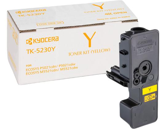 Värikasetti KYOCERA TK-5230 keltainen (22 00 arkkia)