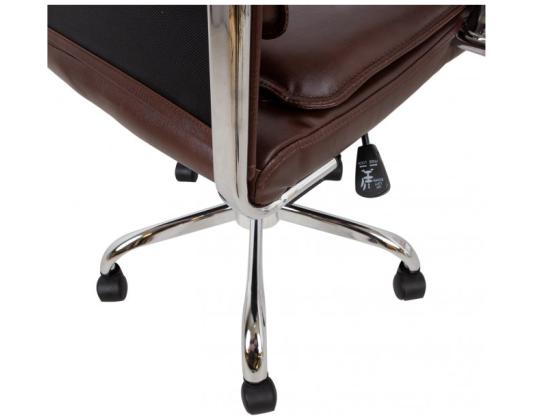 Tietokonetuoli/työtuoli ULTRA 54,5x63xH94-104cm, ruskea keinonahka