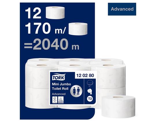 WC-paperi Tork Advanced Mini Jumbo T2 (120280)