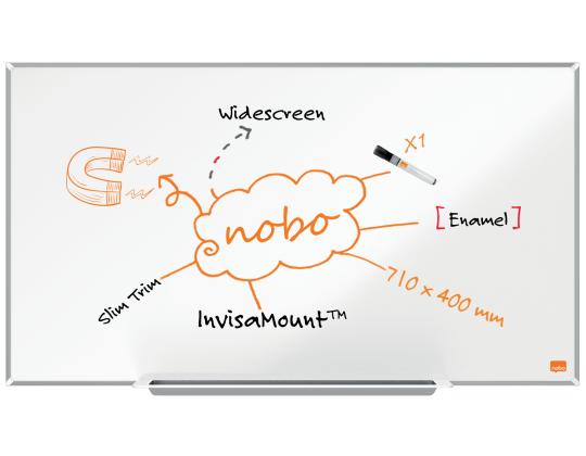 Valkotaulu NOBO ImpressionPro Wide Enamel 32"