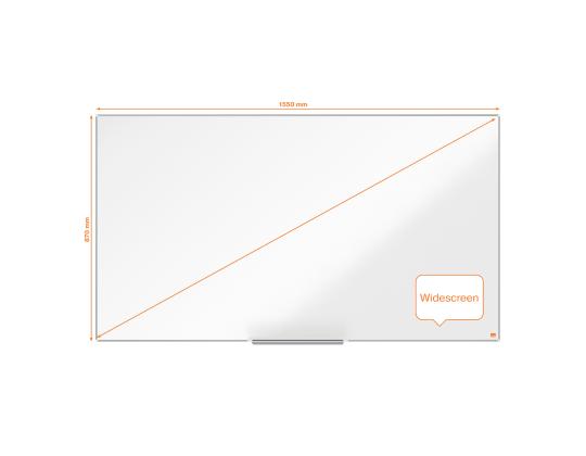 Valkoinen taulu NOBO ImpressionPro laaja emali 70"