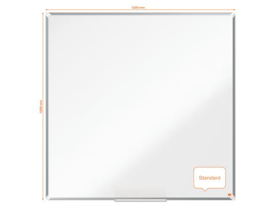 Valkoinen taulu NOBO Premium Plus Steel 1200x1200mm
