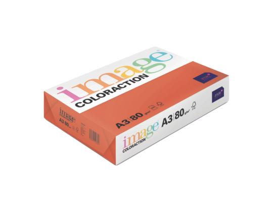 Värillinen paperi A3 80g IMAGE Väritys no.28 tummanpunainen (Lontoo) 500 arkkia