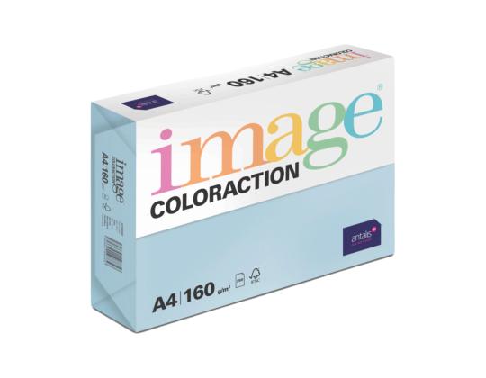 Värviline paber A4 160g IMAGE Coloraction nr. 75 sinine (Iceberg) 250 lehte