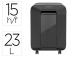 Paperisilppuri FELLOWES LX201 Micro-Cut 12 arkkia musta runko (mikropalat)