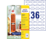 Tarratarra AVERY Zweckform 40x20mm soikea 10 arkkia irrotettava (5086)