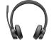 Poly Voyager 4320 MS Teams langattomat kuulokkeet, Bluetooth, USB-C, +BT700-dongle, +latausteline, musta