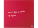Lasilevy-magneettilevy NOBO Impression Pro Sq.Tiles 300x300mm, punainen