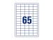 Tarratarra AVERY Economy 38x21,2mm 65 arkilla 100 arkkia