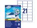 Tarratarra AVERY Economy 63,5x38,1mm 21 arkilla 100 arkkia