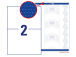 Tarratarra AVERY Zweckform 210x148mm 100 arkkia (3655)