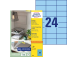 Tarratarra AVERY Zweckform 70x37mm 100 arkkia sininen (3449)