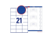 Tarratarra AVERY Zweckform 70x41mm 100 arkkia (3481)