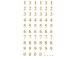 Tarra kultaiset numerot ZW 3728