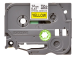 Kleepkirjalint/markeerimislint BROTHER Strong TZE-S631 12mm must/kollasel analoog