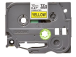 Kleepkirjalint/markeerimislint BROTHER TZE-631 12mm must/kollasel analoog