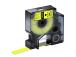 Kleepkirjalint/markeerimislint DYMO A45018 12mm must/kollasel analoog
