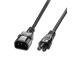 KAAPELI TEHO IEC C14 - IEC C5/2M 30341 LINDY