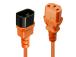 KAAPELI TEHO IEC JATKO 1M/ORANSSI 30474 LINDY LINDY