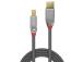 KAAPELI USB3.2 A-B 0.5M/ANTHRA 36740 LINDY LINDY