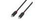 KAAPELI USB4 240W TYYPPI C 0.5M/MUSTA LINJA 37000 LINDY