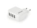 LATURI USB UNIVERSAL VALKOINEN/4PORTTI EG-U4AC-02 GEMBIRD