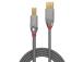 Kaabel USB2 AB 2M kroomitud 36642 LINDY