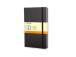 FOLDER MOLESKINE A6 (9x14cm) lineaariset mustat kovat kannet, joissa on kumikahvat