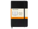 FOLDER MOLESKINE A6 (9x14cm) lineaariset mustat kovat kannet, joissa on kumikahvat