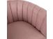 Nojatuoli TUCKER 78x71xH69cm pinkki, polyesterikangas, metalli