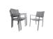 Tuoli CHEMNITZ harmaa, 54x58xH86cm, alumiini