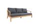 Sohva MALDIVE 3-istuttava 210x89xH86cm, tiikki