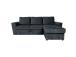 Kulmasohva INGMAR 242x168/92xH92cm, antrasiitinharmaa