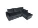 Kulmasohva INGMAR 242x168/92xH92cm, antrasiitinharmaa