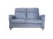 Sohva INGRID 2-istuttava 155x83xH105cm, harmaa-sininen
