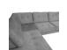 Kulmasohva HEIVI VN 250x200/90xH90cm, harmaa sametti
