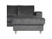 Kulmasohva KARL PN 240x89/154xH92cm harmaa