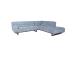 Kulmasohva HASSO PN 272x95/240xH79cm, hopeanharmaa