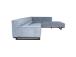 Kulmasohva HASSO PN 272x95/240xH79cm, hopeanharmaa