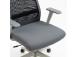 Työtuoli ELMER 67x62xH113-124cm, harmaa / musta