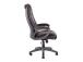 Työtuoli CALVIN, 81x65xH114-121,5cm, tummanpunainen, keinonahkaa, muovia