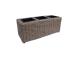 Kukkalaatikko WICKER 48x18xH18cm, tummanruskea
