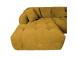 Kulmasohva FORTE U-muotoinen PN 374x162/242xH76cm, puu keltainen