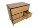 Lipasto HEDVIG 70x40xH74,5cm, saari/musta