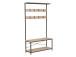 Etuhylly HEDVIG 100x36xH180cm, saarni/musta