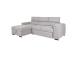Kulmasohva ODELIA VN 252x165xH82/100cm, harmaa