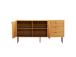 Lipasto LINE 150x40xH74cm, melamiini tammenkuorella