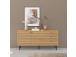 Lipasto LINE 150x40xH74cm, melamiini tammenkuorella