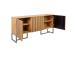 Lipasto HAMPTON 160x40xH80cm, melamiini tammenkuorella