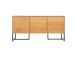 Lipasto HAMPTON 160x40xH80cm, melamiini tammenkuorella